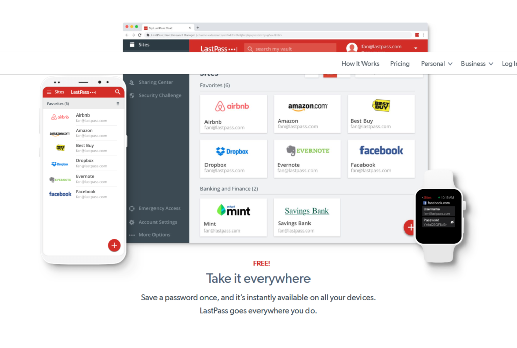 Lastpass Wallet