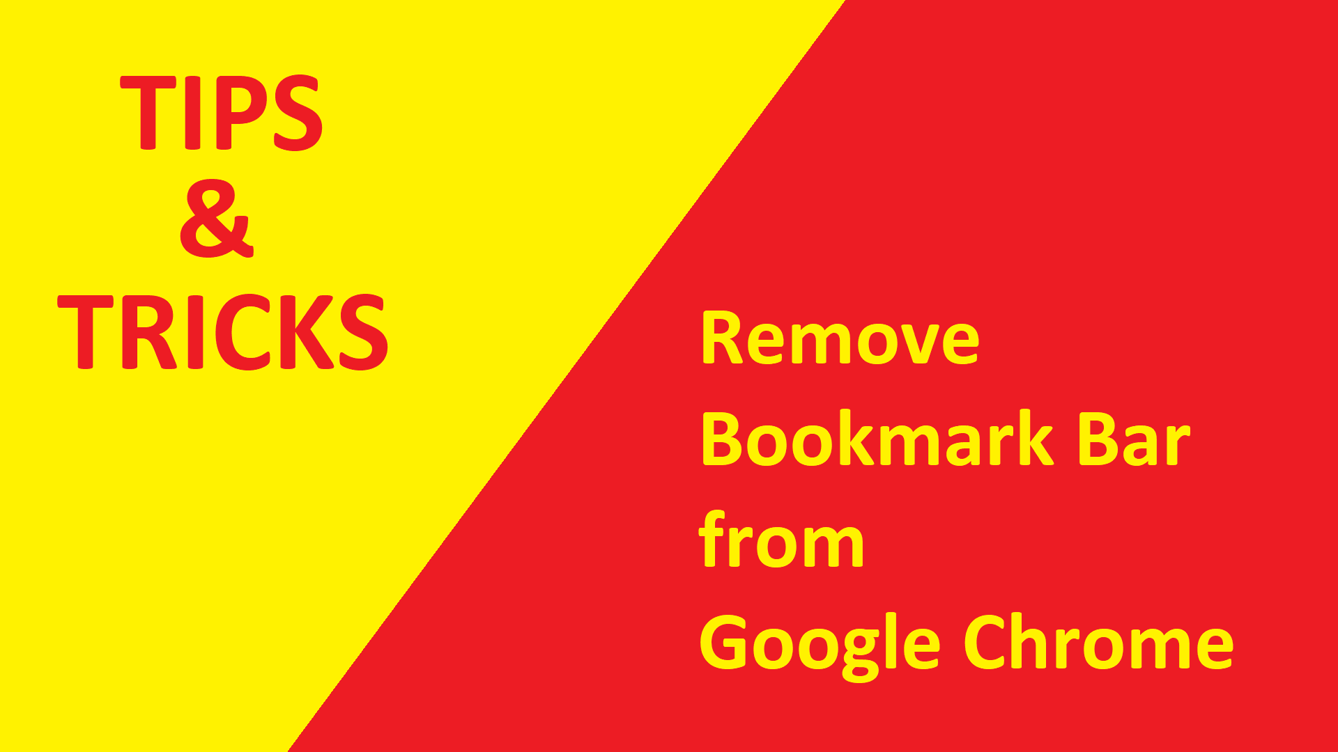 Google Chrome Browser Bookmark Bar
